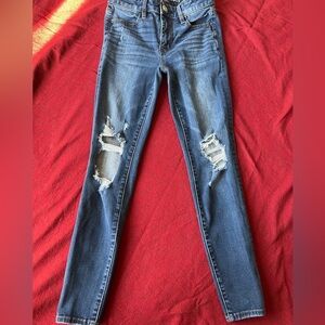 American Eagle High Rise Jegging 360 Next Level Stretch Size 0 Short